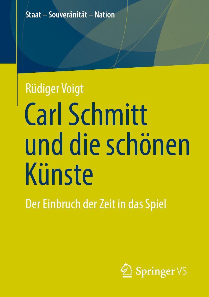 Vorderes Coverbild Carl Schmitt und die schönen Künste