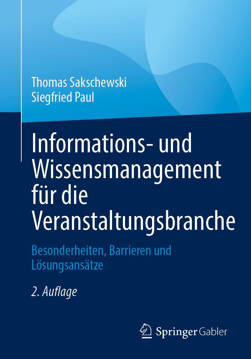 Vorderes Coverbild Informations- und Wissensmanagement für die Veranstaltungsbranche
