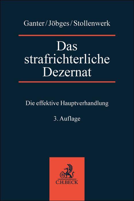 Vorderes Coverbild Das strafrichterliche Dezernat