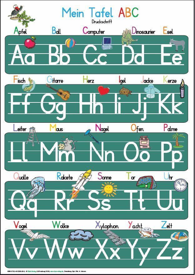 Vorderes Coverbild Mein Tafel-ABC in Druckschrift
