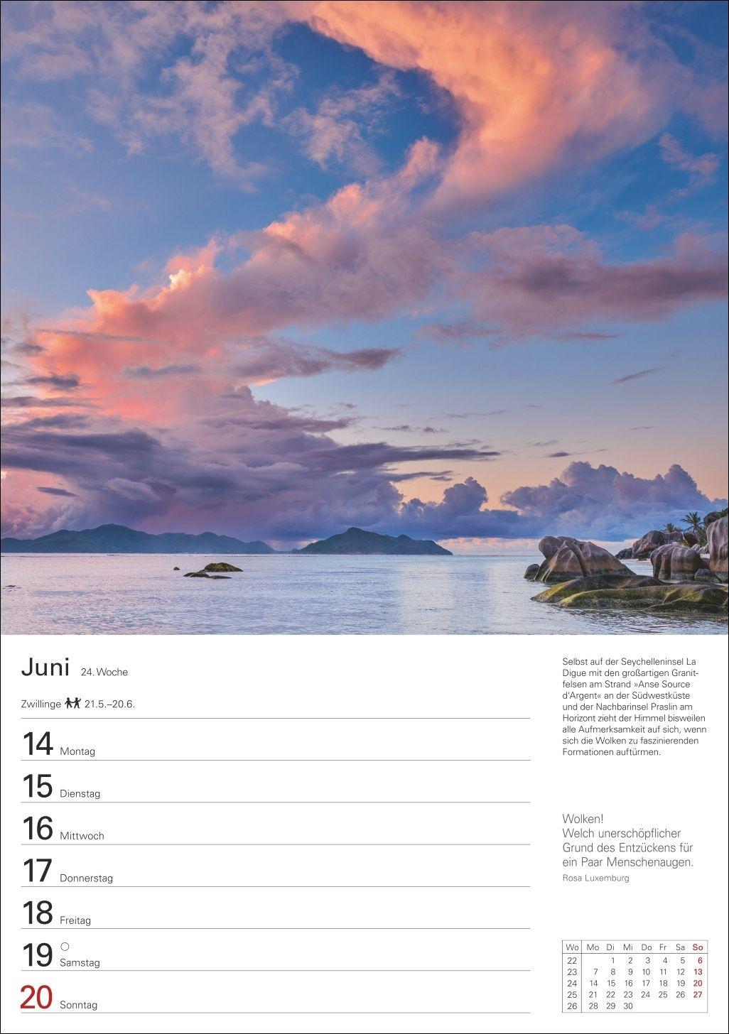 Beispielinhalt (Bild) Trauminseln Wochenplaner 2027 - Eine Reise in 53 Bildern