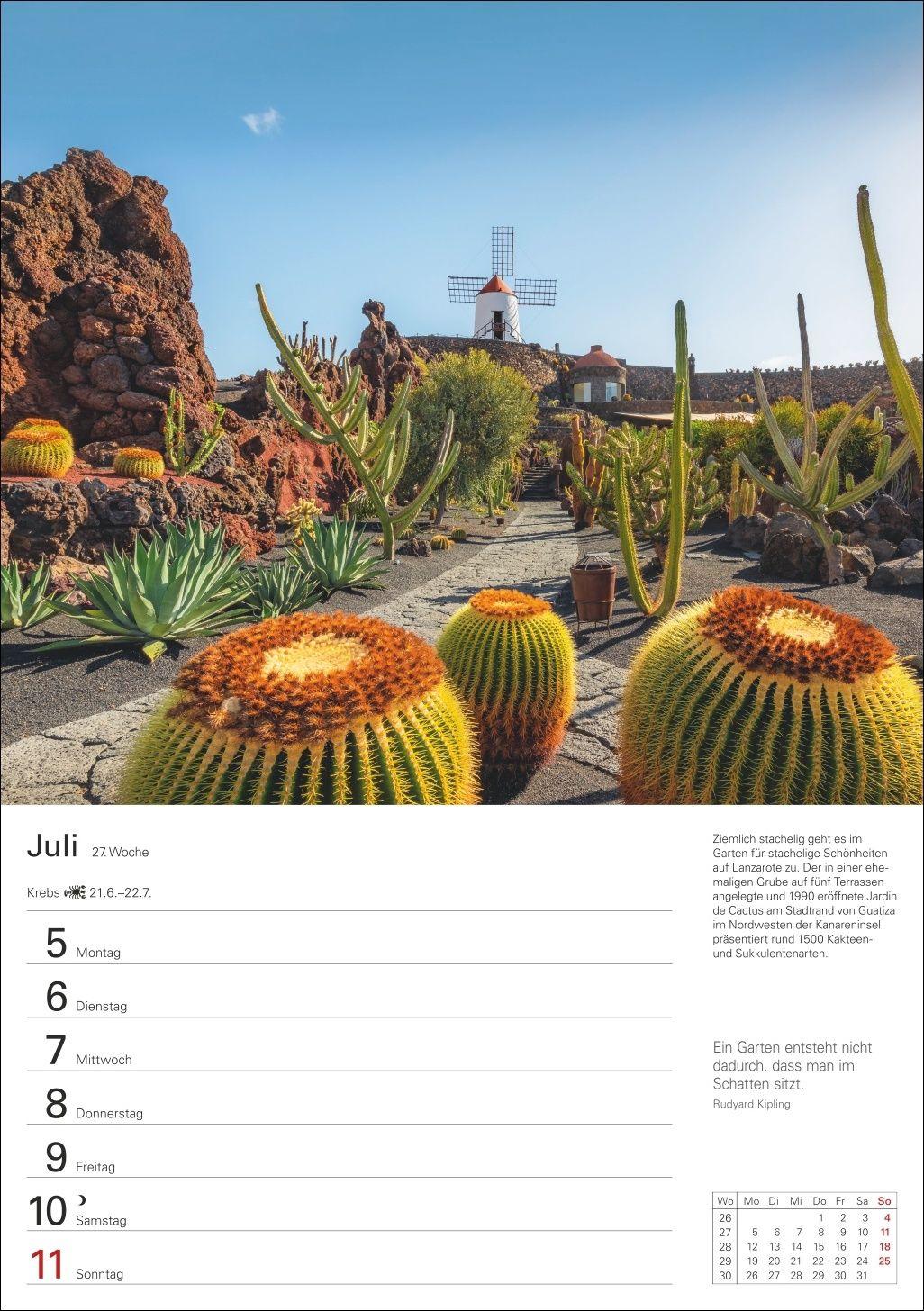 Beispielinhalt (Bild) Trauminseln Wochenplaner 2027 - Eine Reise in 53 Bildern