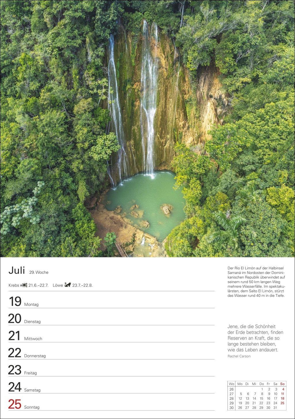 Beispielinhalt (Bild) Trauminseln Wochenplaner 2027 - Eine Reise in 53 Bildern