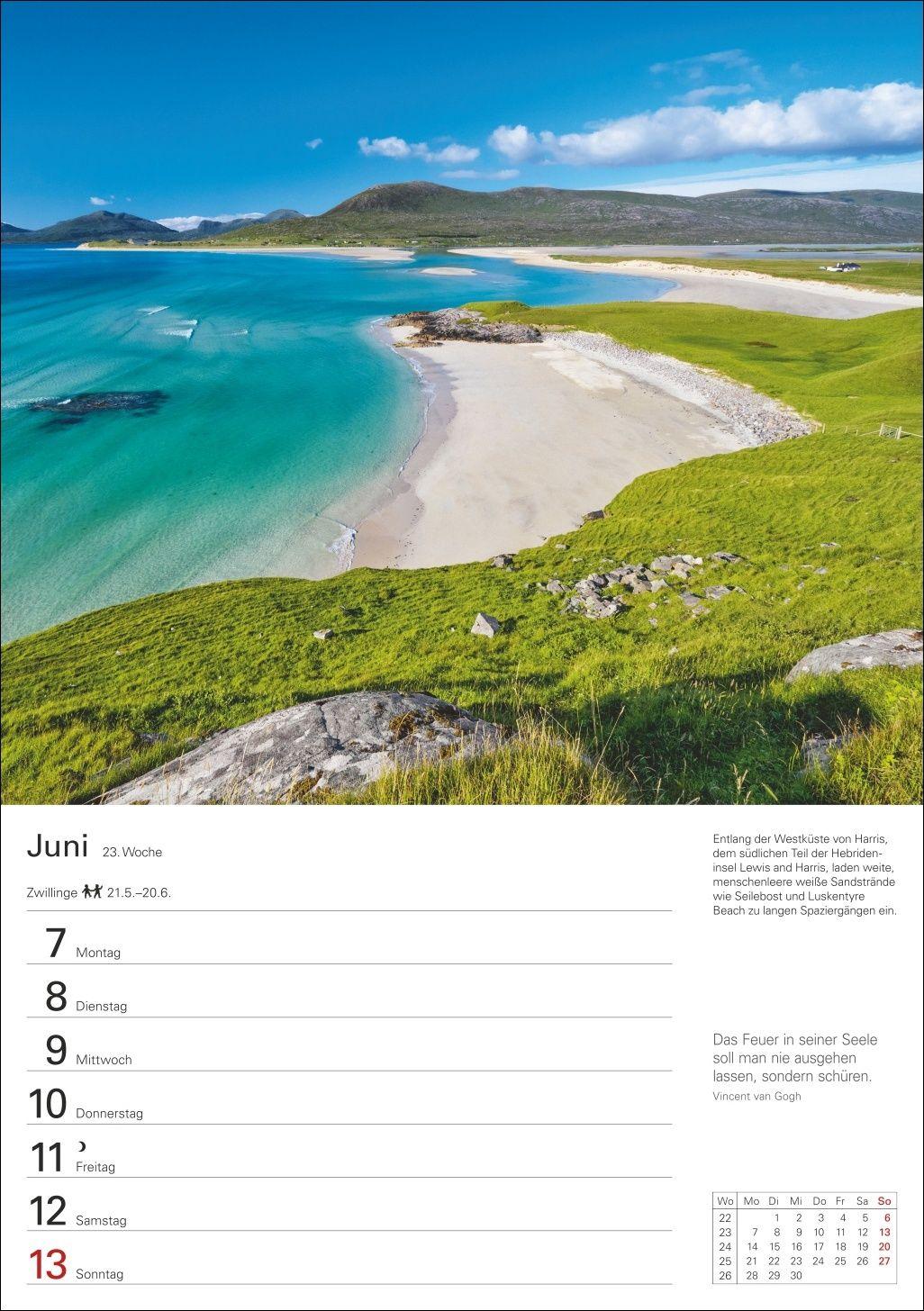 Beispielinhalt (Bild) Schottland Wochenplaner 2027 - Eine Reise in 53 Bildern