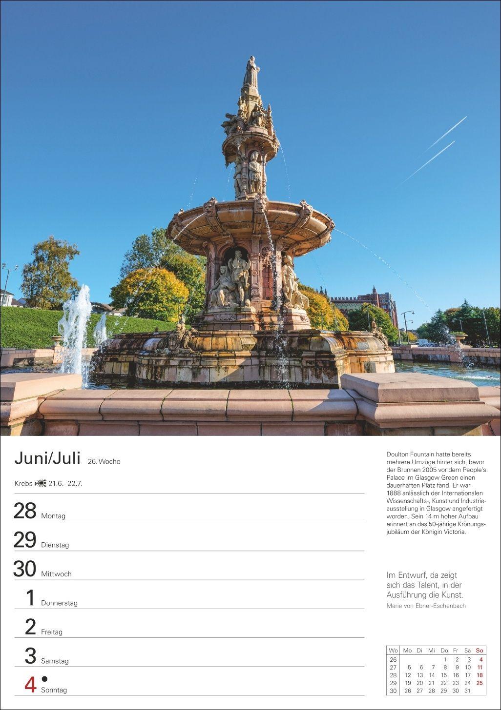 Beispielinhalt (Bild) Schottland Wochenplaner 2027 - Eine Reise in 53 Bildern