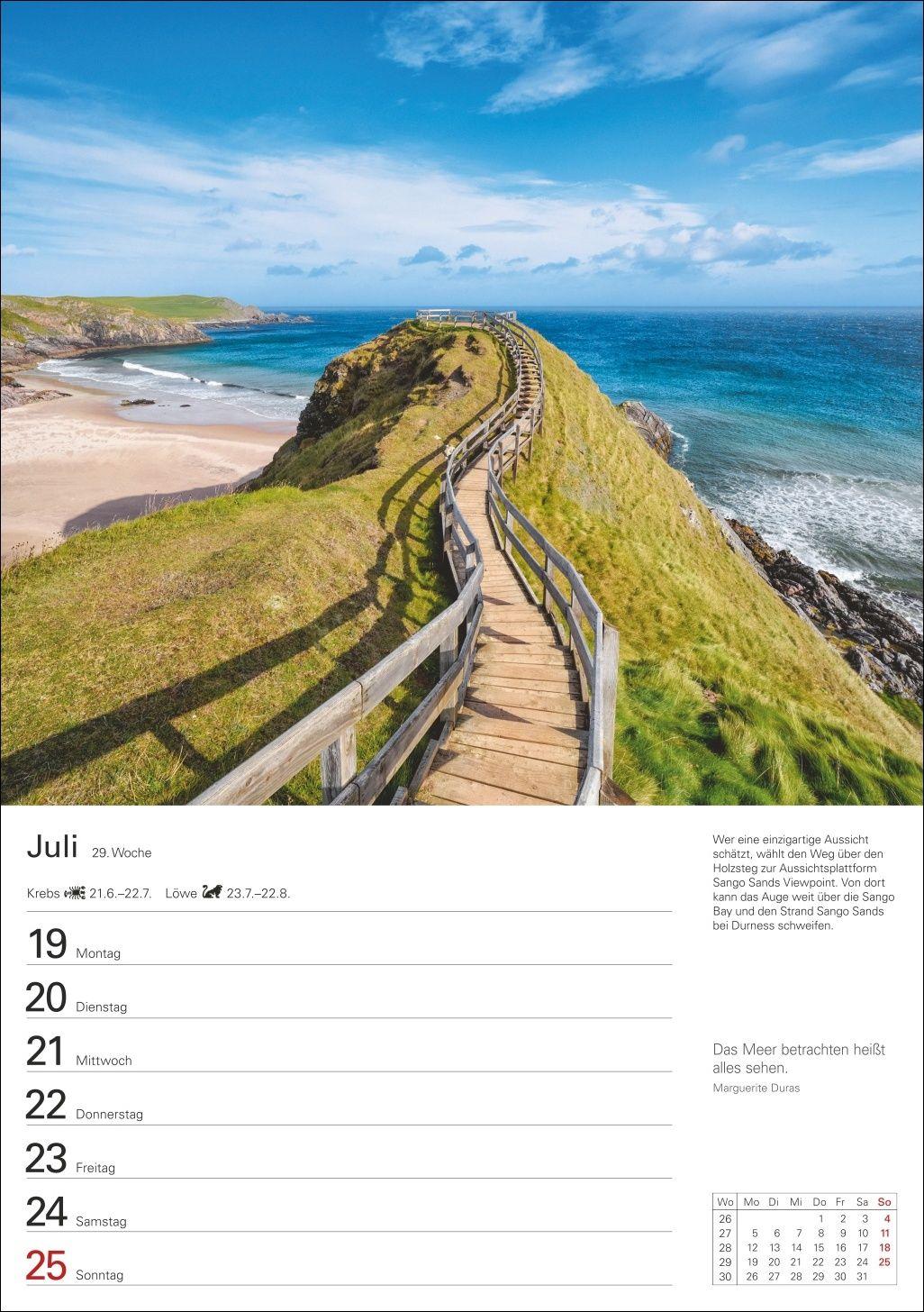 Beispielinhalt (Bild) Schottland Wochenplaner 2027 - Eine Reise in 53 Bildern