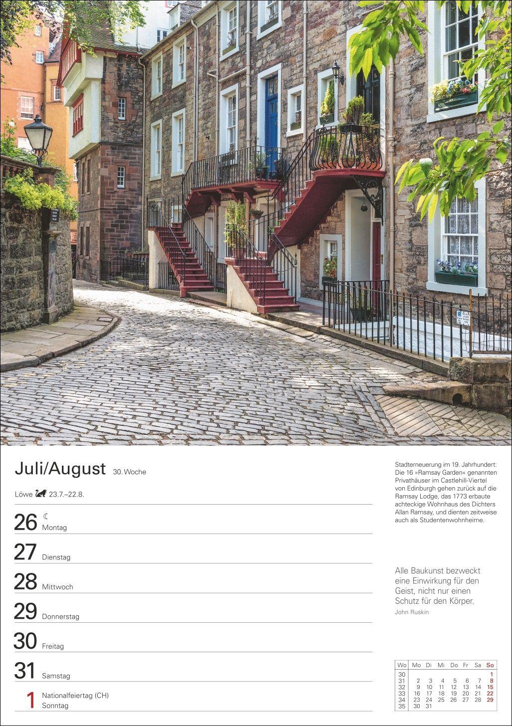 Beispielinhalt (Bild) Schottland Wochenplaner 2027 - Eine Reise in 53 Bildern