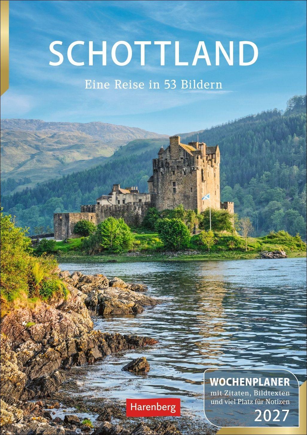 Vorderes Coverbild Schottland Wochenplaner 2027 - Eine Reise in 53 Bildern