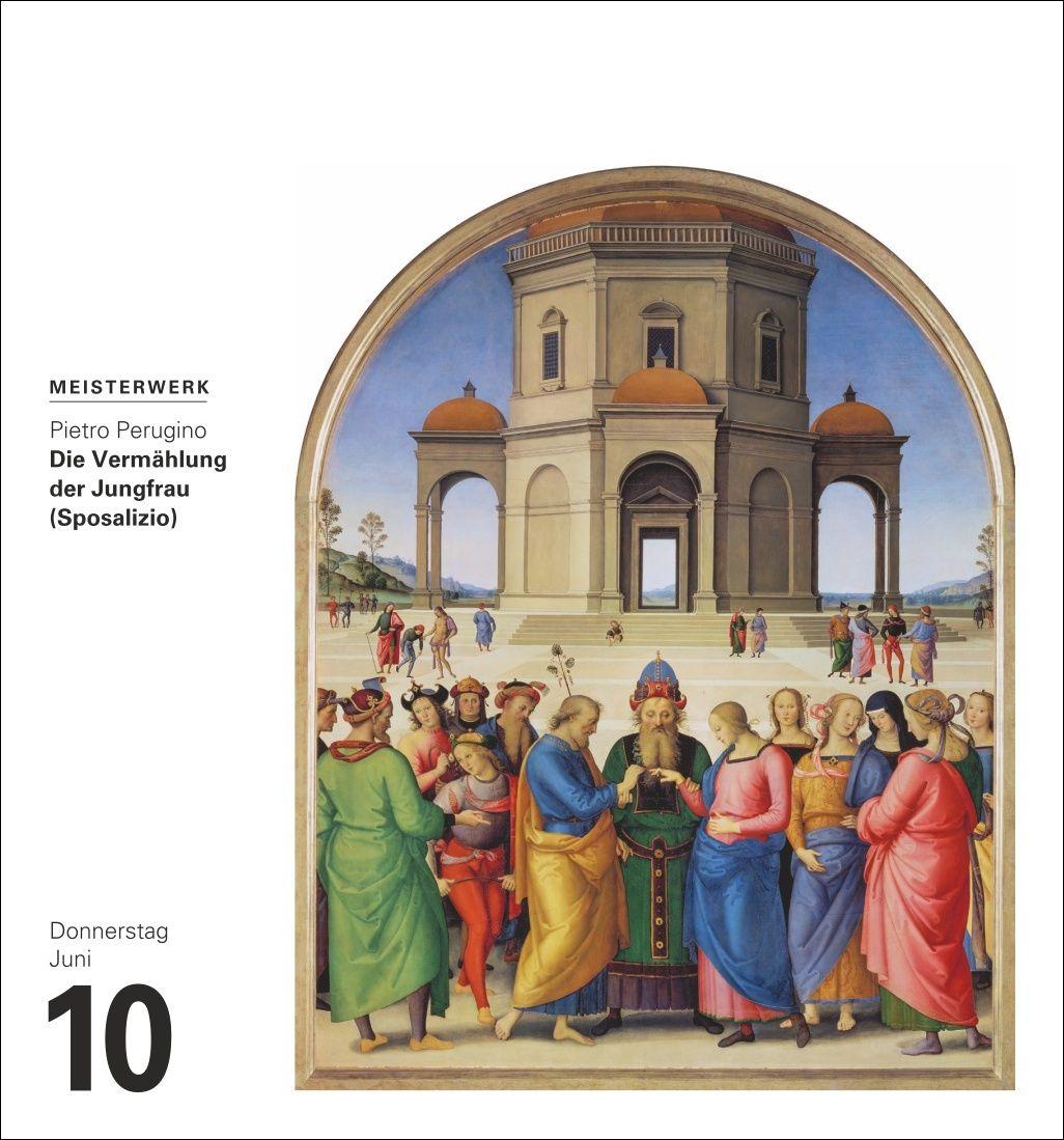 Beispielinhalt (Bild) Kunst Tagesabreißkalender 2027 - Kulturkalender - Künstler, Werke, Museen