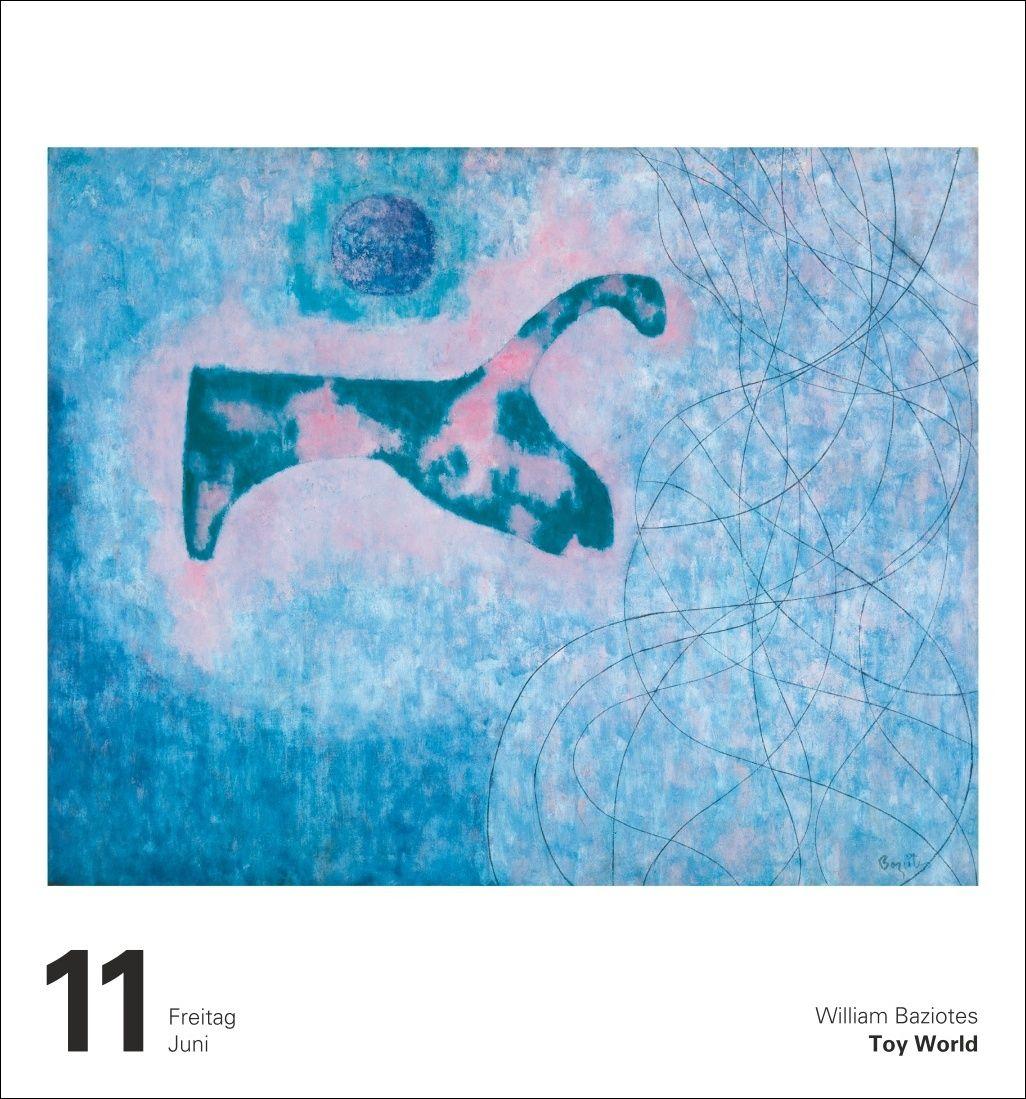 Beispielinhalt (Bild) Kunst Tagesabreißkalender 2027 - Kulturkalender - Künstler, Werke, Museen