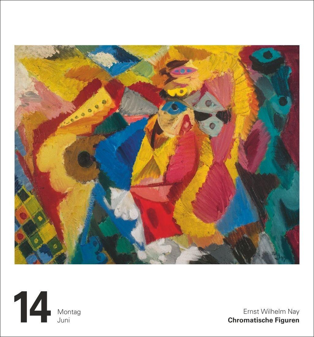 Beispielinhalt (Bild) Kunst Tagesabreißkalender 2027 - Kulturkalender - Künstler, Werke, Museen