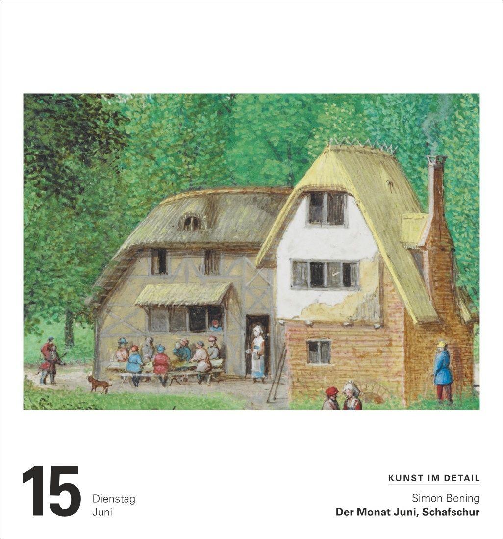 Beispielinhalt (Bild) Kunst Tagesabreißkalender 2027 - Kulturkalender - Künstler, Werke, Museen