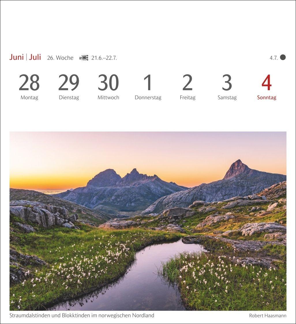 Beispielinhalt (Bild) Lichtblicke Postkartenkalender 2027 - Wochenkalender mit 53 Postkarten