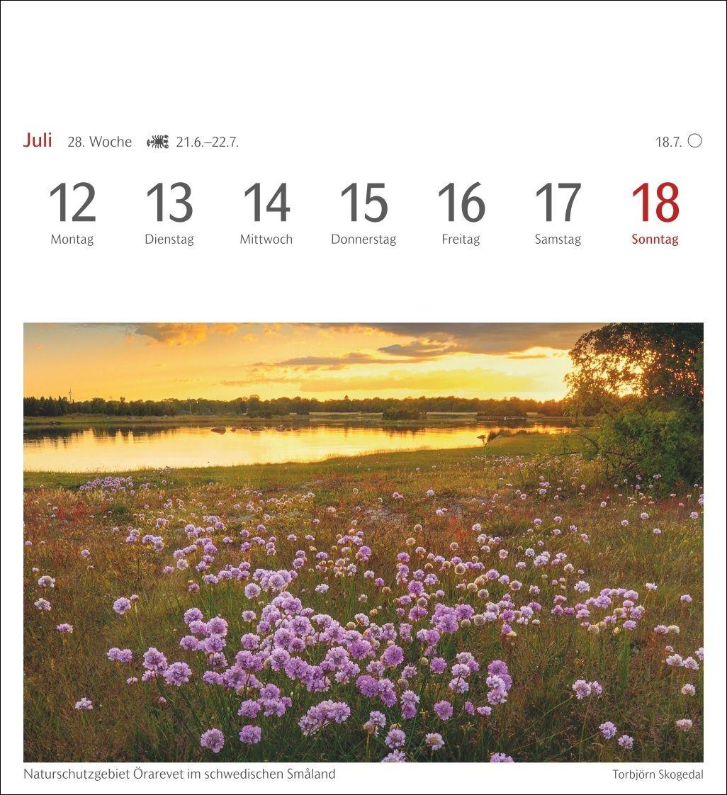 Beispielinhalt (Bild) Lichtblicke Postkartenkalender 2027 - Wochenkalender mit 53 Postkarten