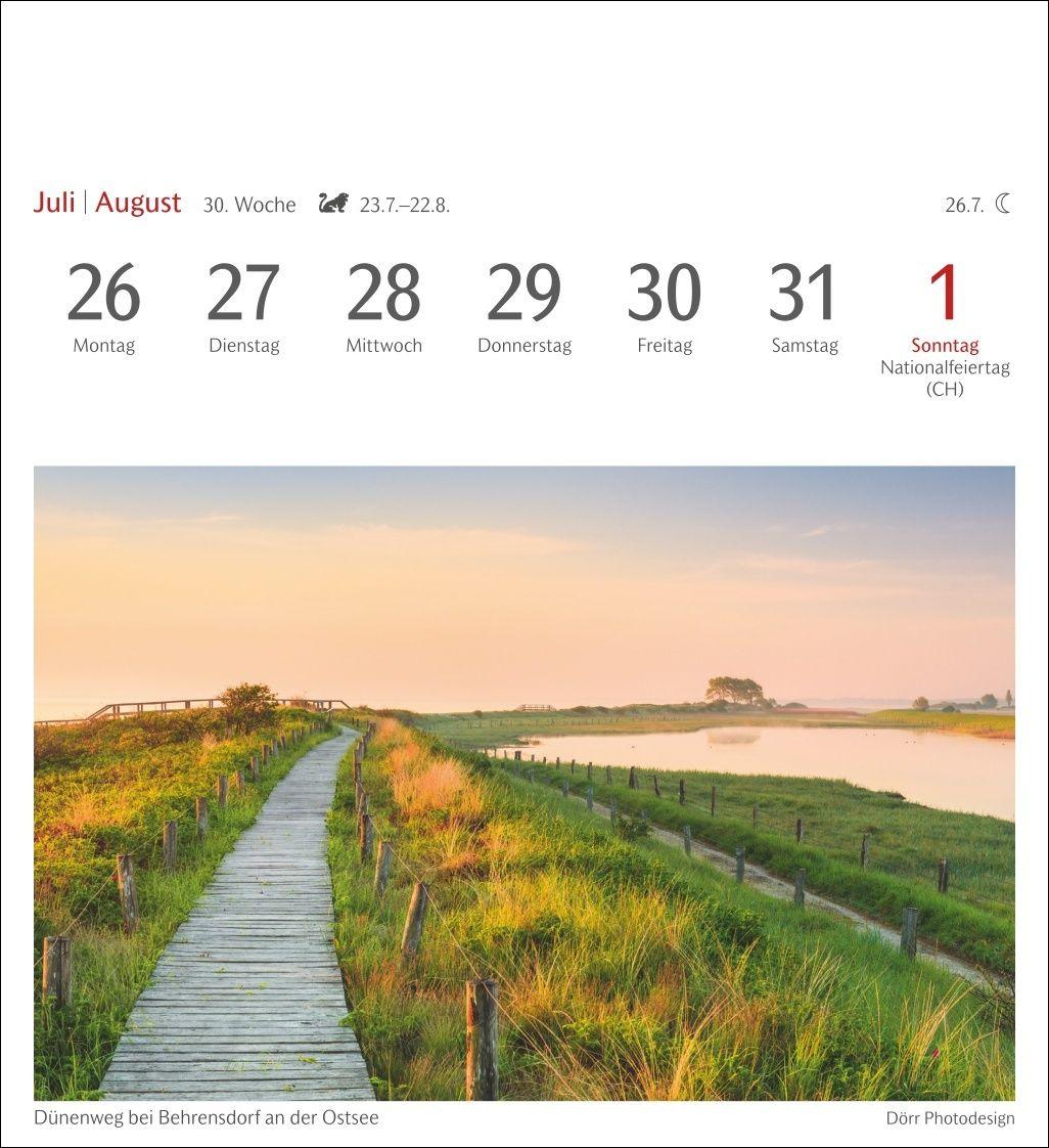 Beispielinhalt (Bild) Lichtblicke Postkartenkalender 2027 - Wochenkalender mit 53 Postkarten