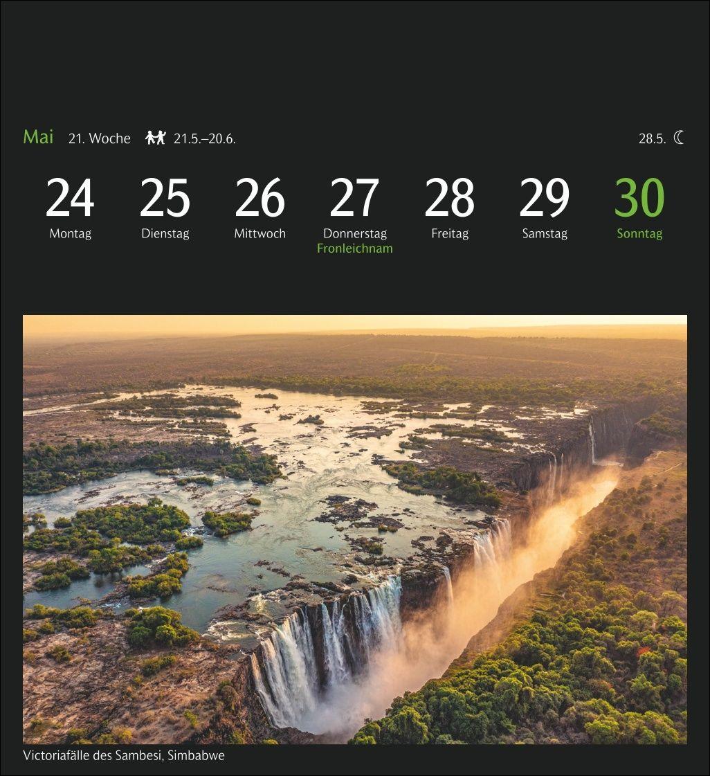 Beispielinhalt (Bild) GEO Ferne Horizonte Postkartenkalender 2027 - Wochenkalender mit 53 Postkarten