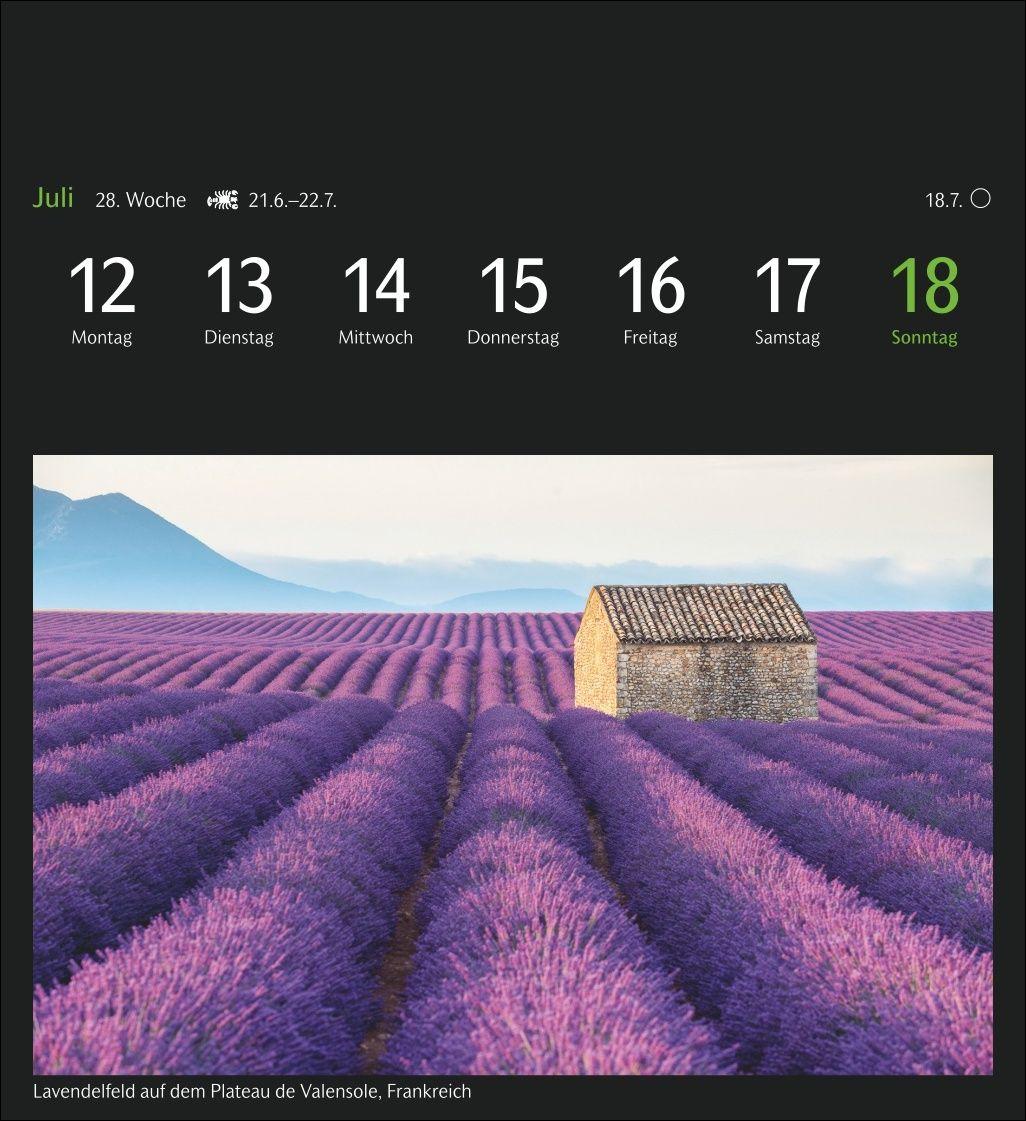 Beispielinhalt (Bild) GEO Ferne Horizonte Postkartenkalender 2027 - Wochenkalender mit 53 Postkarten