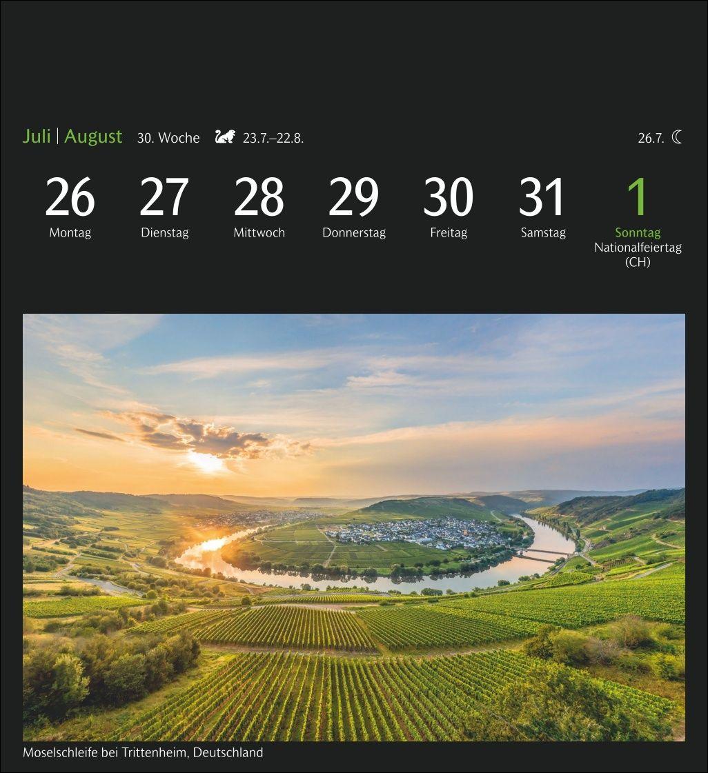 Beispielinhalt (Bild) GEO Ferne Horizonte Postkartenkalender 2027 - Wochenkalender mit 53 Postkarten