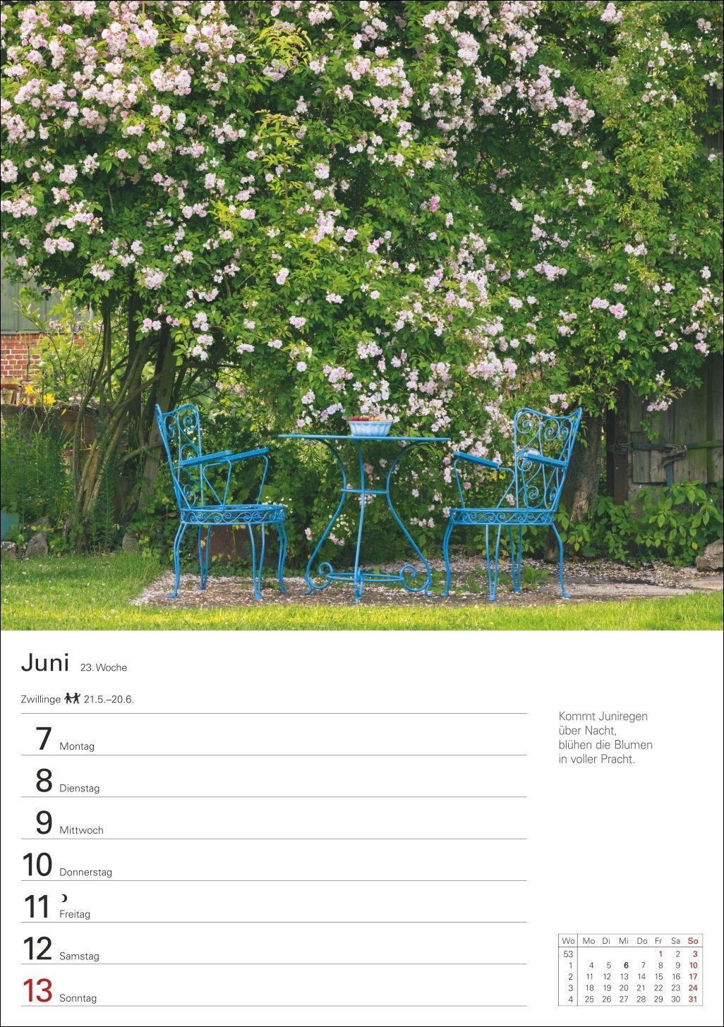 Beispielinhalt (Bild) Auf dem Lande Wochenplaner 2027 - 53 stimmungsvolle Fotografien