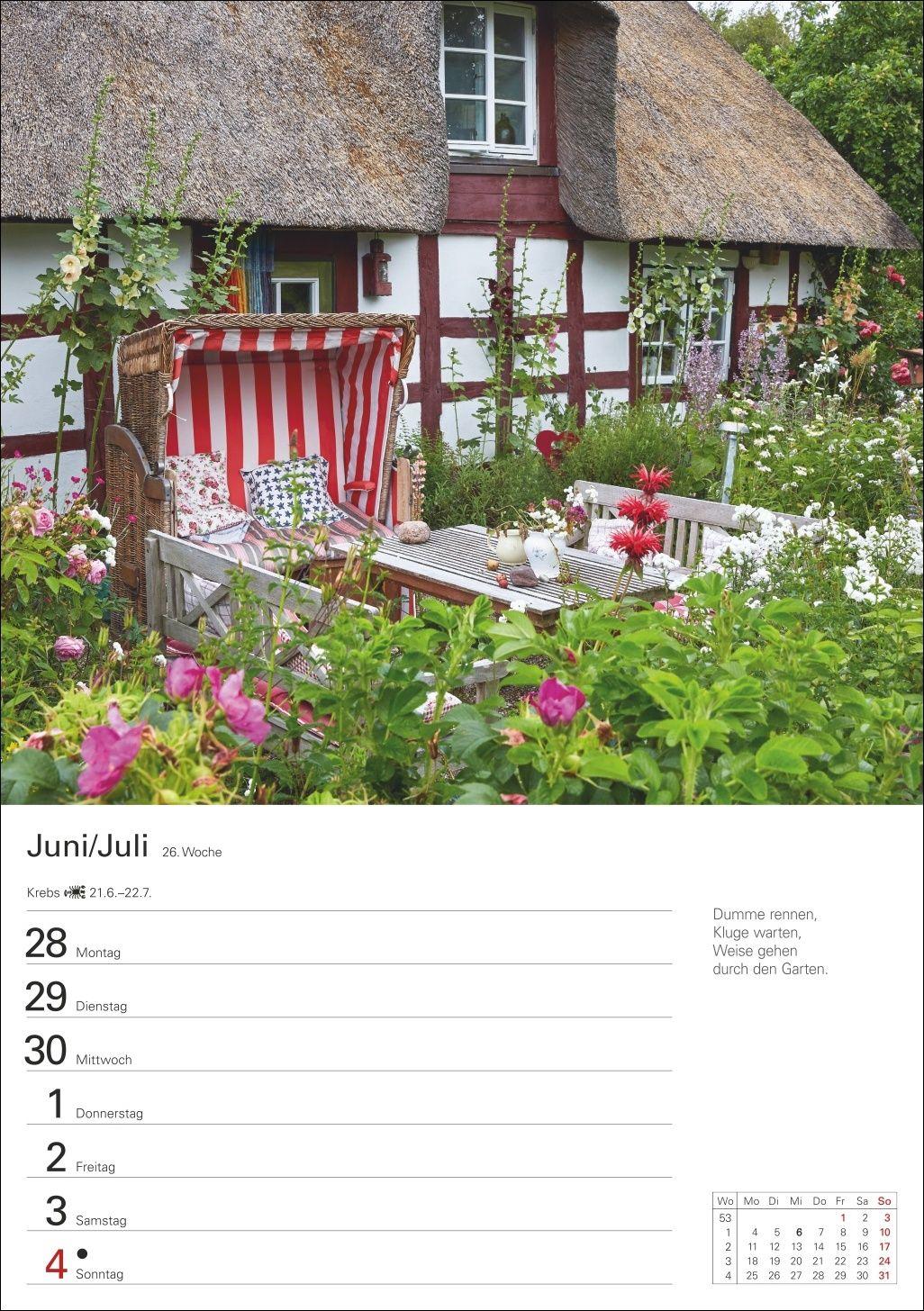 Beispielinhalt (Bild) Auf dem Lande Wochenplaner 2027 - 53 stimmungsvolle Fotografien