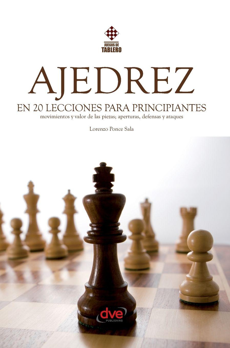 Vorderes Coverbild Ajedrez en 20 lecciones para principiantes