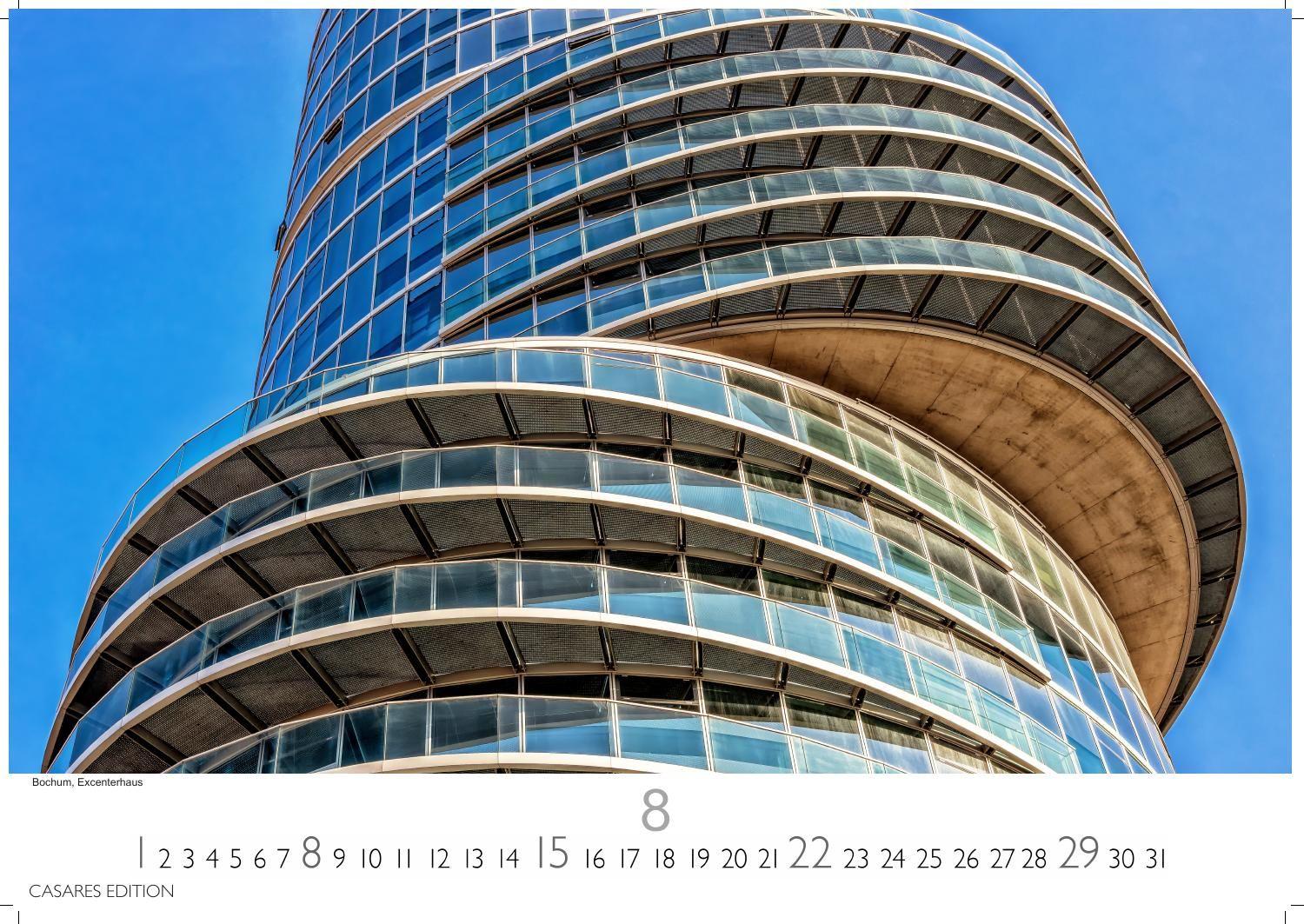 Beispielinhalt (Bild) Ruhrgebiet Kalender 2027 - Wandkalender | Fotokalender Deutschland 24x35cm - beeindruckende Bilder von Zechen, Skylines & Landmarken, Düsburg, Essen,Bochum, Dortmund