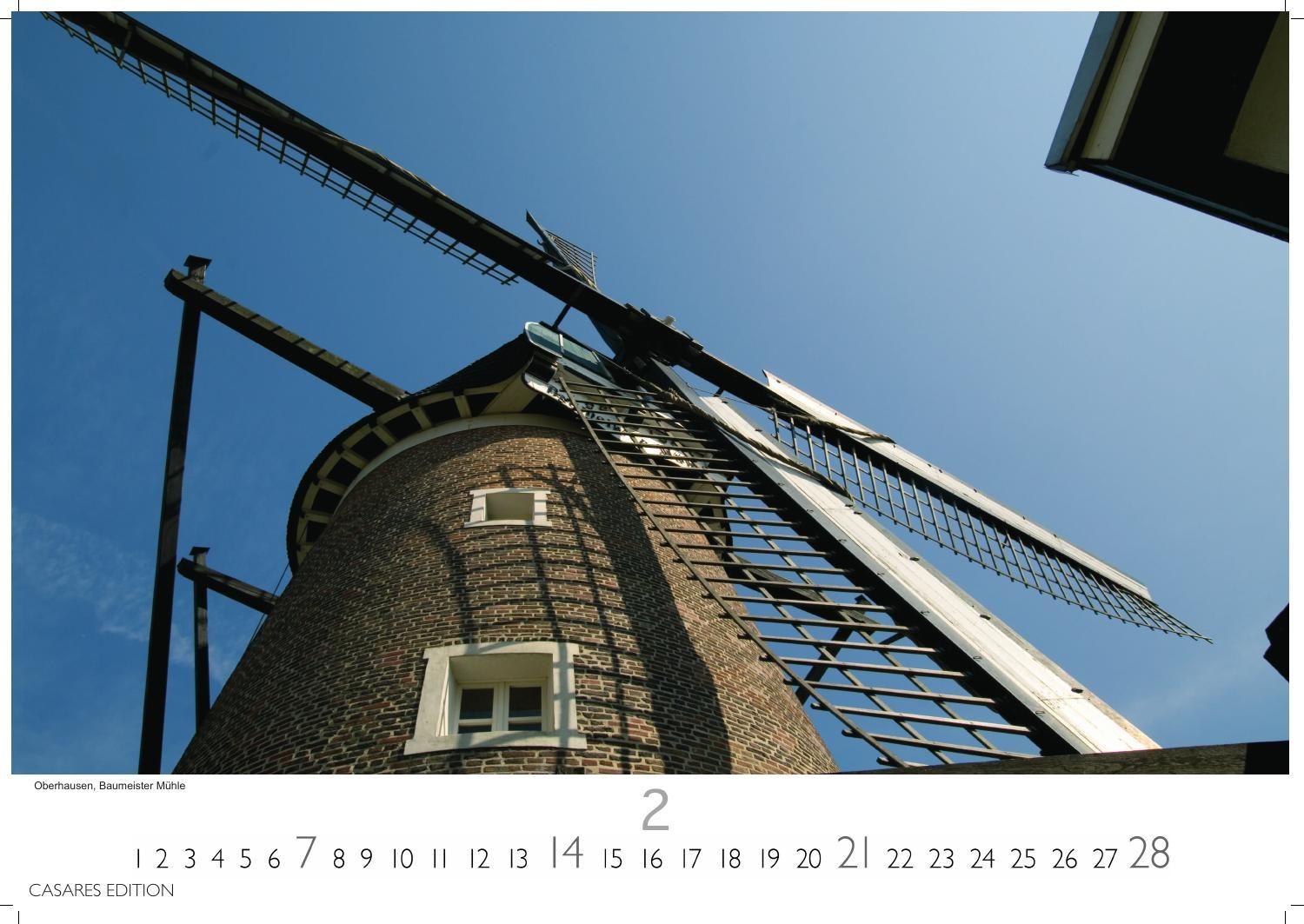 Beispielinhalt (Bild) Ruhrgebiet Kalender 2027 - Wandkalender | Fotokalender Deutschland 24x35cm - beeindruckende Bilder von Zechen, Skylines & Landmarken, Düsburg, Essen,Bochum, Dortmund