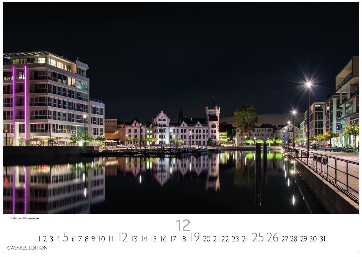 Beispielinhalt (Bild) Ruhrgebiet Kalender 2027 - Wandkalender | Fotokalender Deutschland 24x35cm - beeindruckende Bilder von Zechen, Skylines & Landmarken, Düsburg, Essen,Bochum, Dortmund