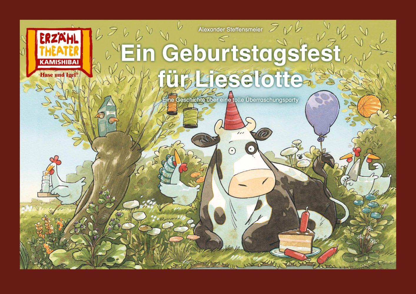 Vorderes Coverbild Ein Geburtstagsfest für Lieselotte / Kamishibai Bildkarten