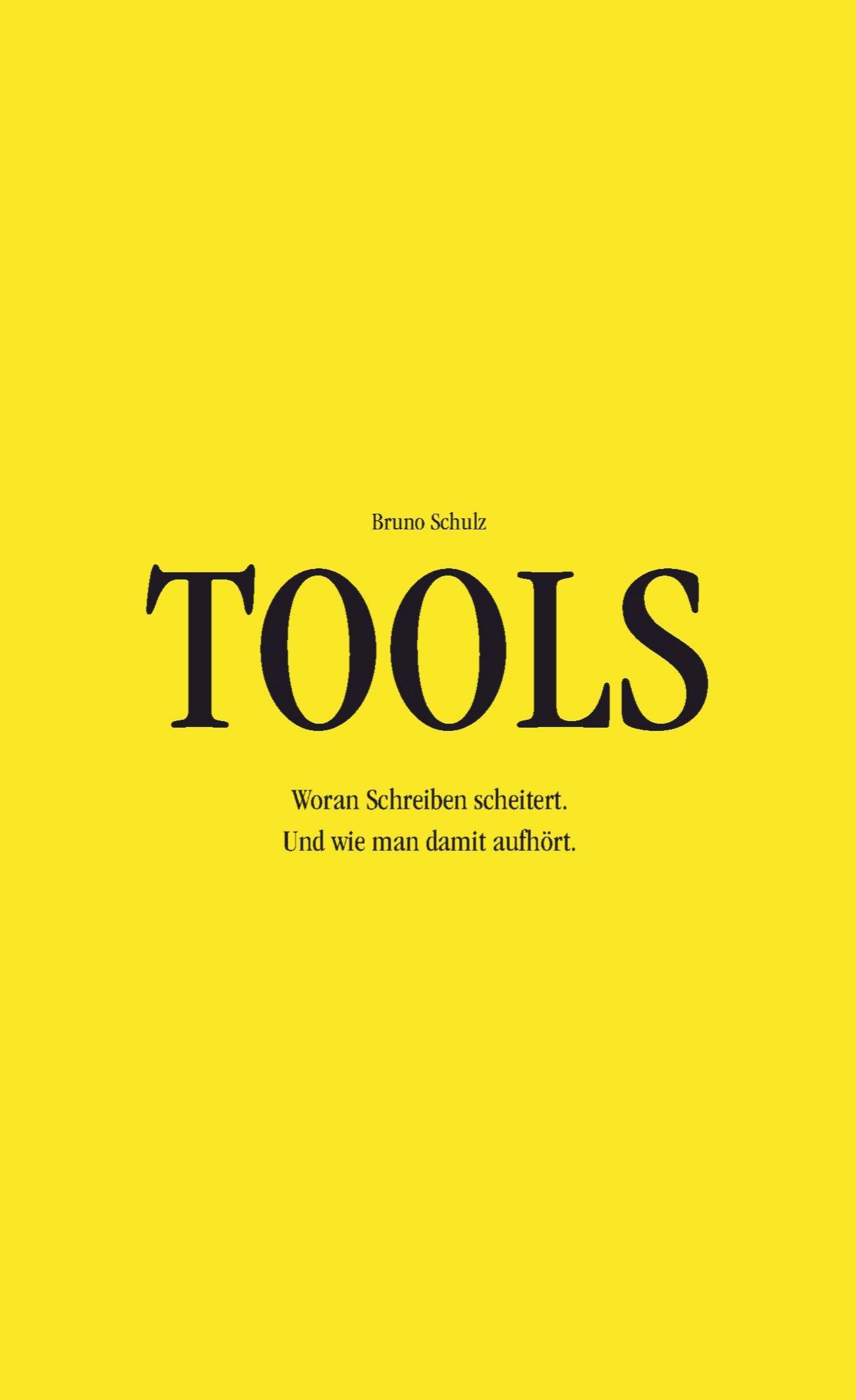 Vorderes Coverbild TOOLS