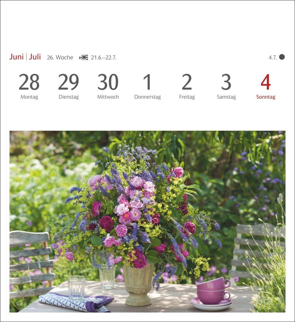 Beispielinhalt (Bild) Blumenpracht Postkartenkalender 2027 - Wochenkalender mit 53 Postkarten