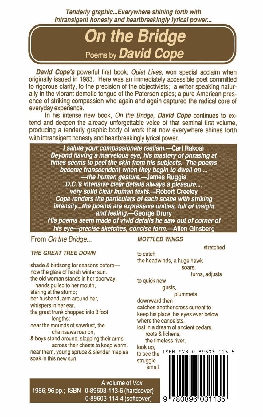 Rückseitencover On the Bridge