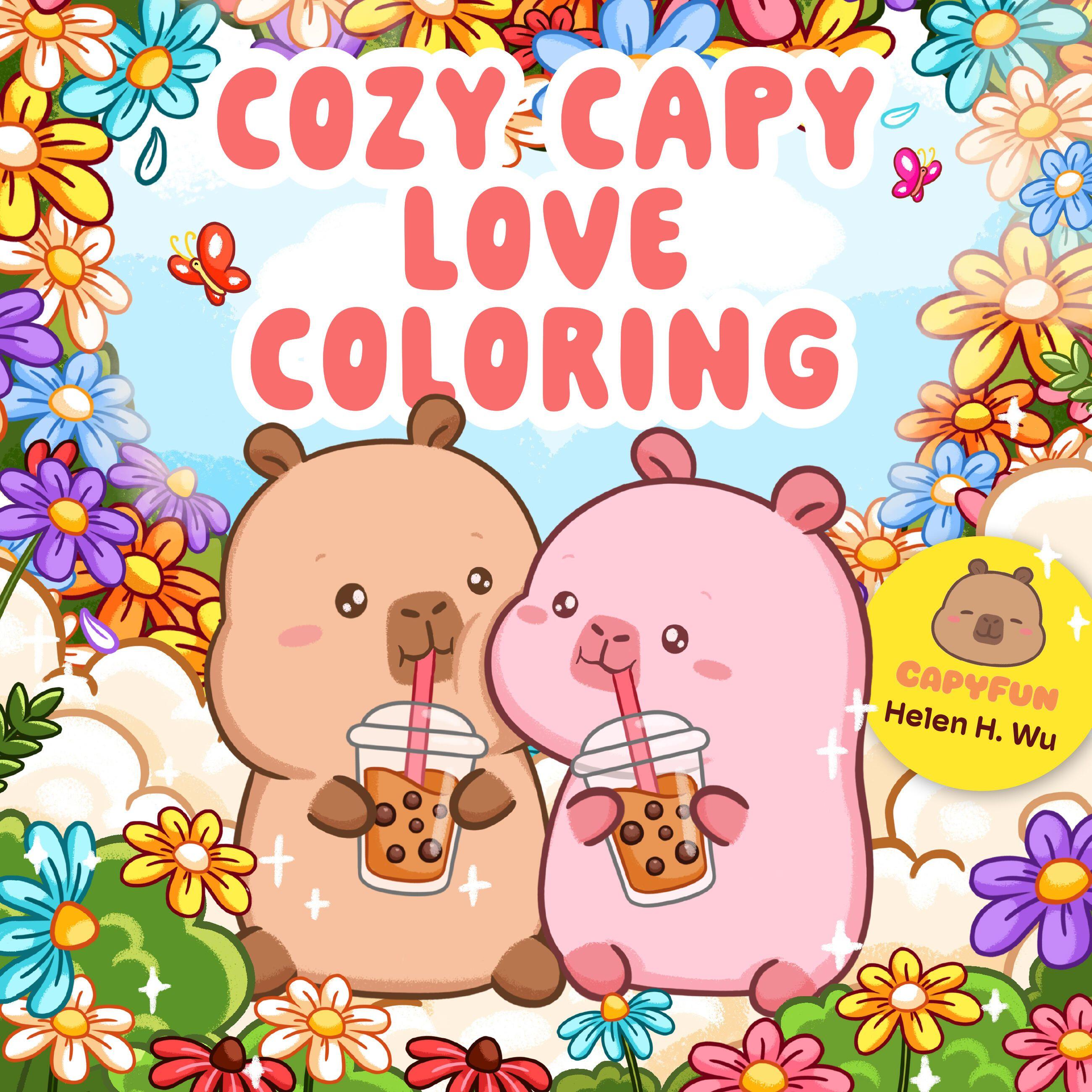 Vorderes Coverbild Cozy Capy Love Coloring