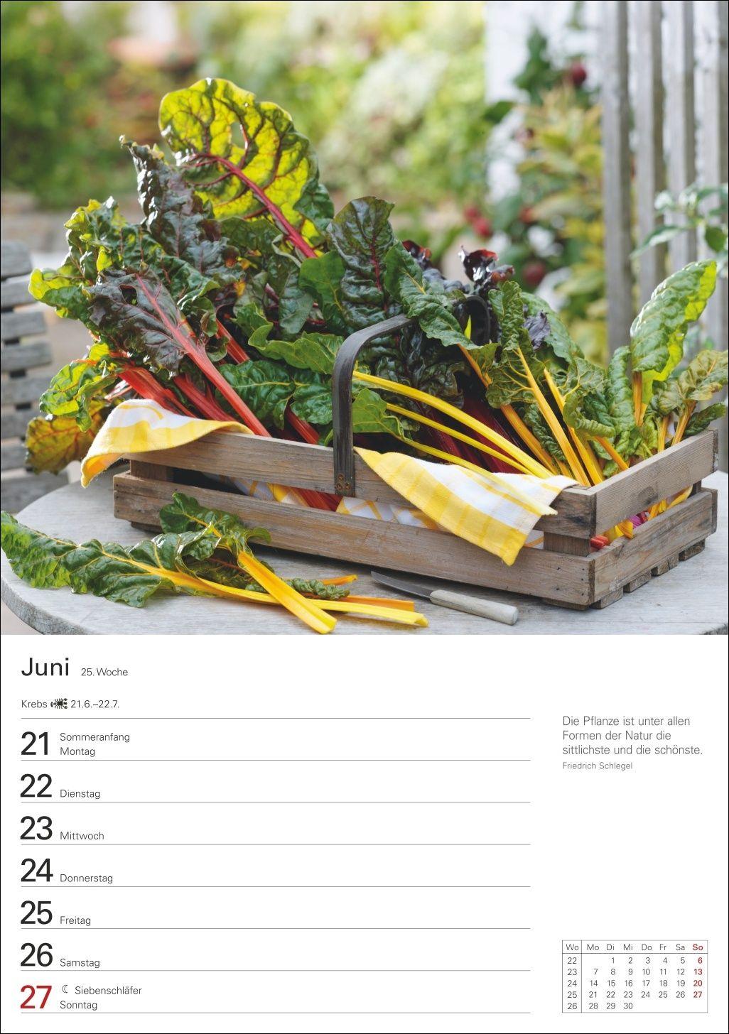 Beispielinhalt (Bild) Küchenkalender Wochenplaner 2027 - 53 inspirierende Fotografien