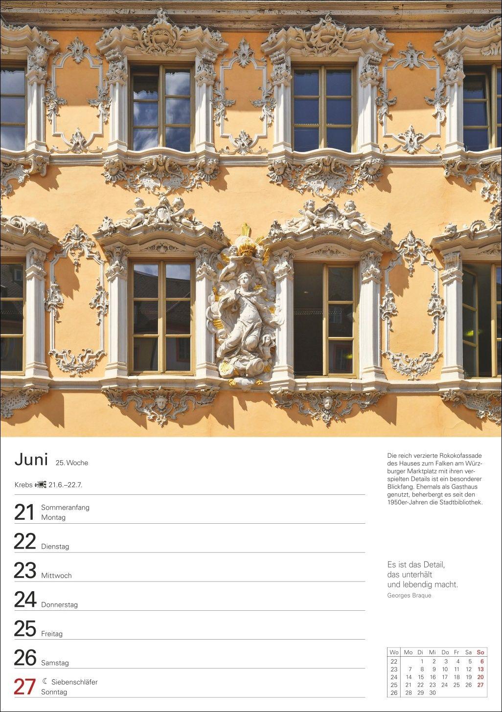 Beispielinhalt (Bild) Deutschland Wochenplaner 2027 - Eine Reise in 53 Bildern