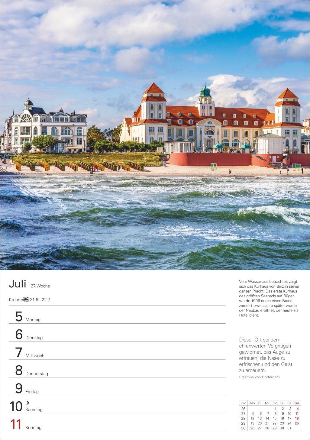 Beispielinhalt (Bild) Deutschland Wochenplaner 2027 - Eine Reise in 53 Bildern