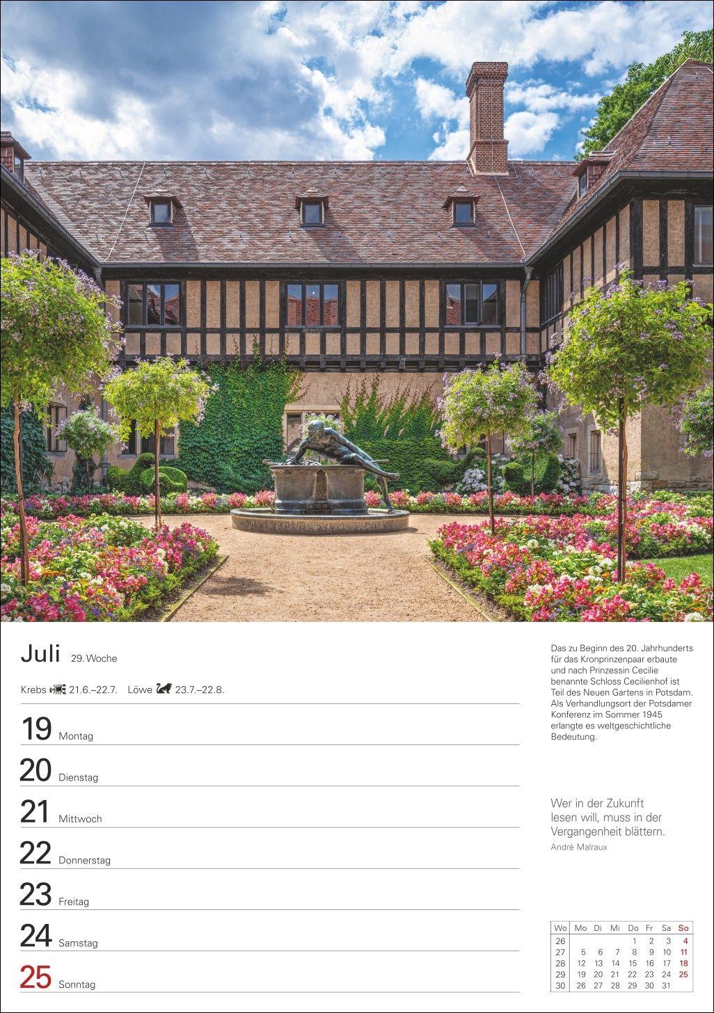 Beispielinhalt (Bild) Deutschland Wochenplaner 2027 - Eine Reise in 53 Bildern