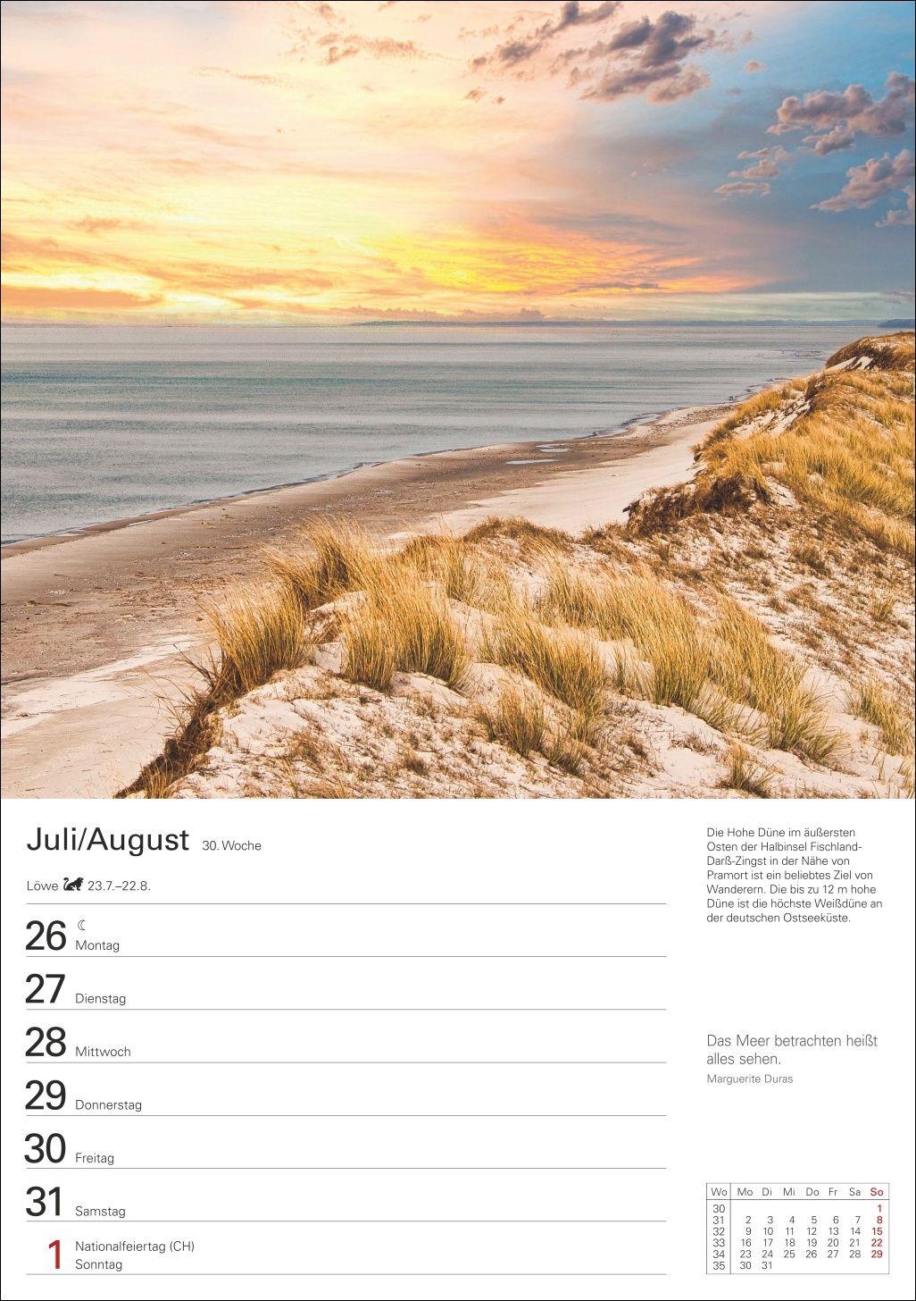 Beispielinhalt (Bild) Deutschland Wochenplaner 2027 - Eine Reise in 53 Bildern