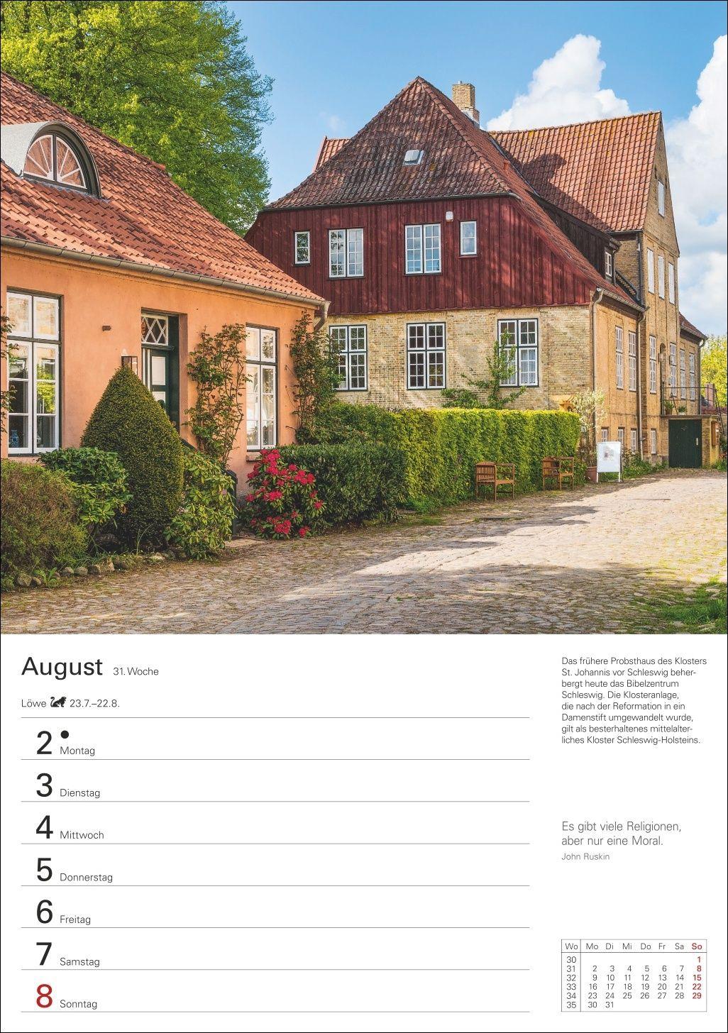 Beispielinhalt (Bild) Deutschland Wochenplaner 2027 - Eine Reise in 53 Bildern