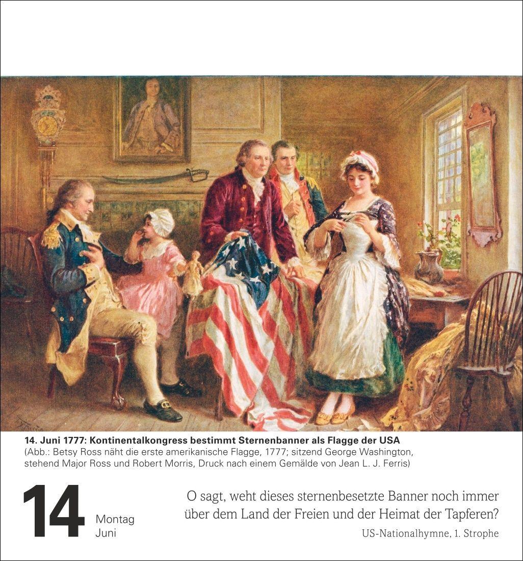 Beispielinhalt (Bild) Chronik Tagesabreißkalender 2027 - Kulturkalender - Personen, Ereignisse, Schauplätze