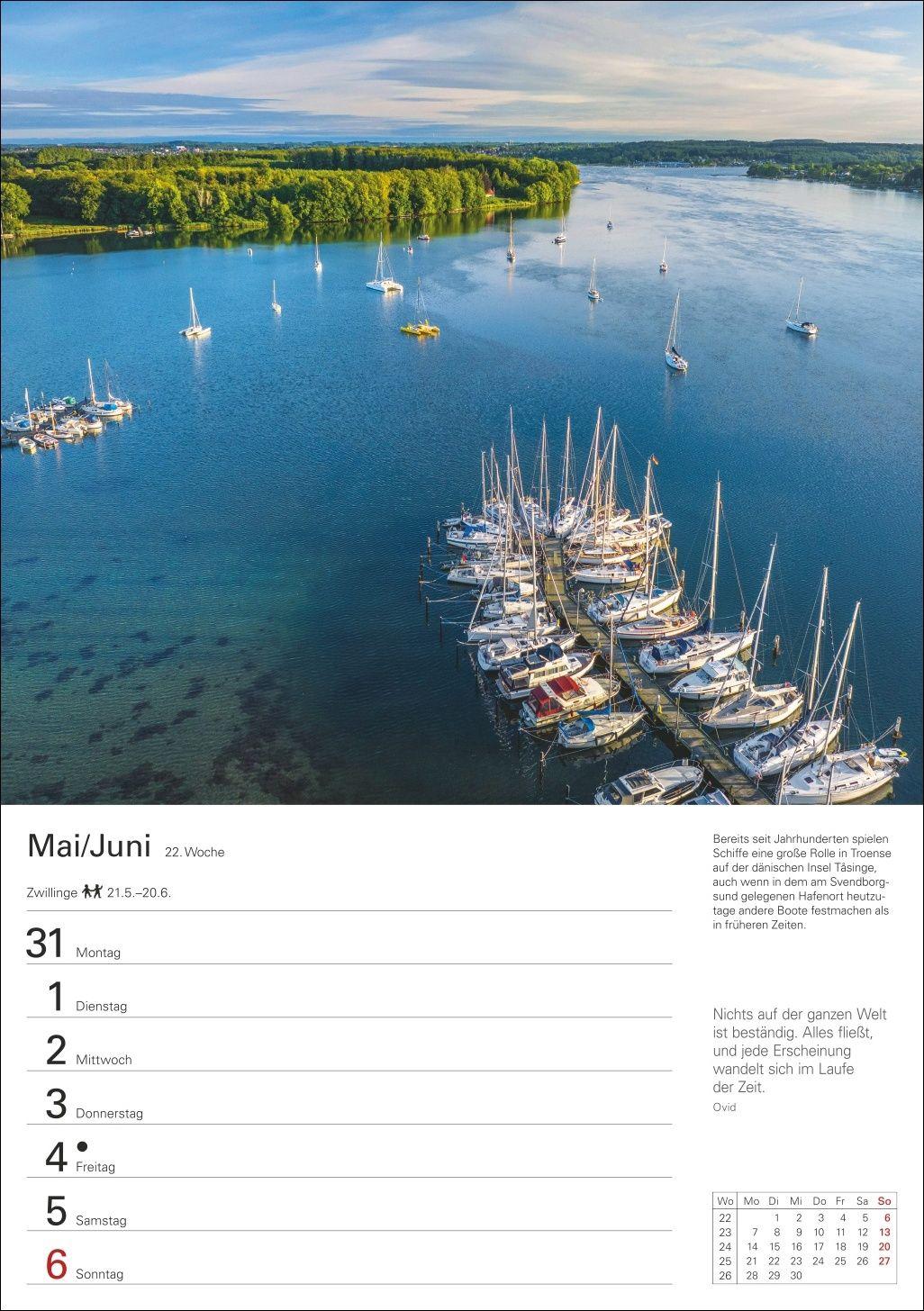 Beispielinhalt (Bild) Skandinavien Wochenplaner 2027 - Eine Reise in 53 Bildern