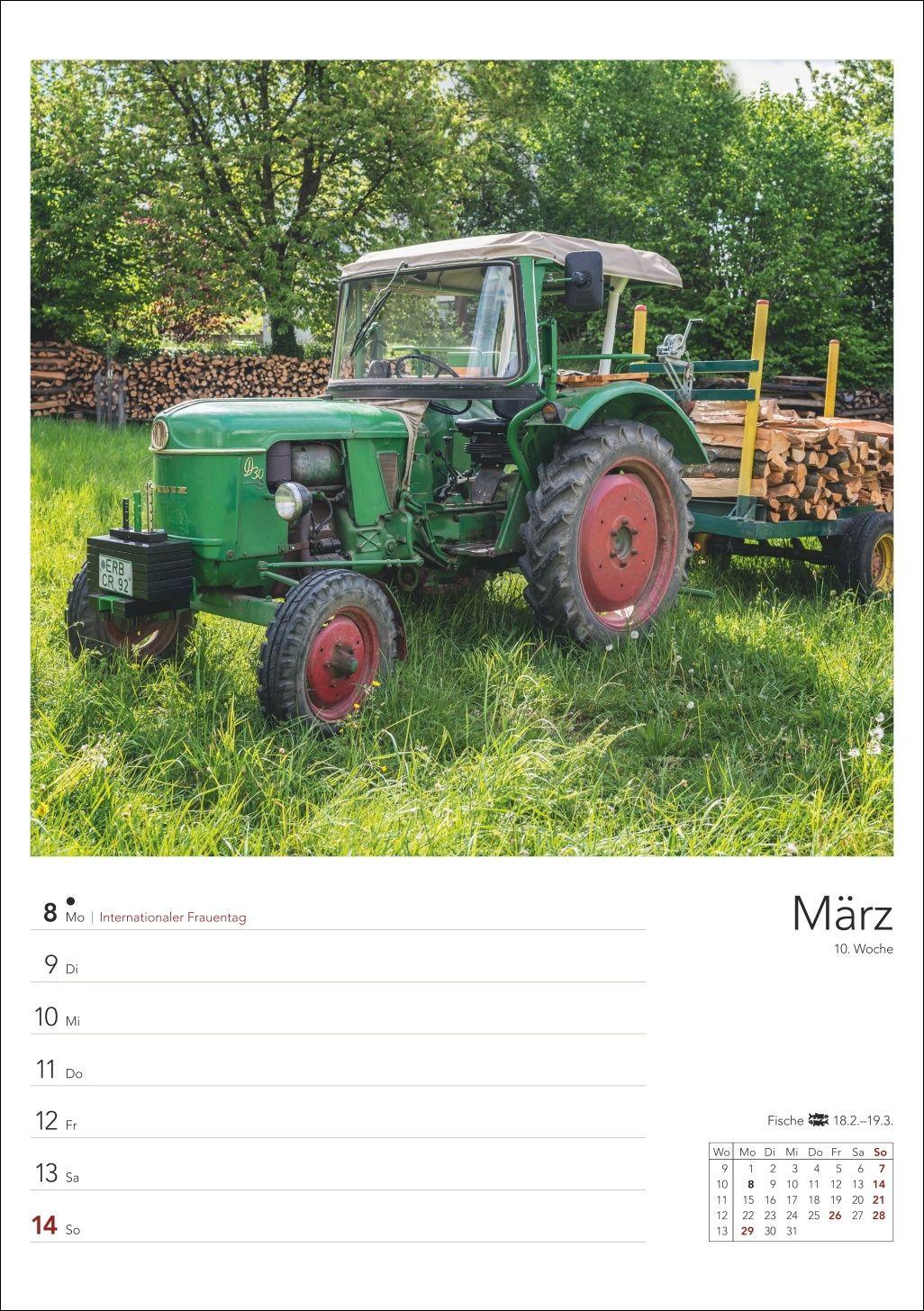 Beispielinhalt (Bild) Landleben Wochenplaner 2027