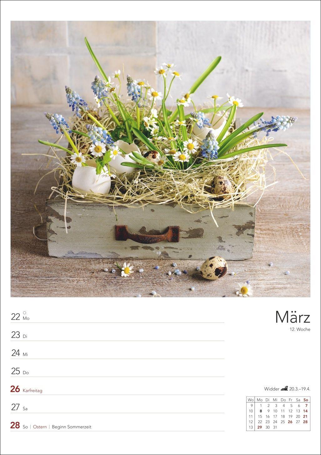 Beispielinhalt (Bild) Landleben Wochenplaner 2027