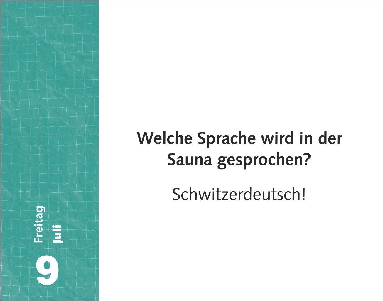 Beispielinhalt (Bild) Witzirin Tagesabreißkalender 2027 - Diese Packung enthält: die lustigsten Witze für die tägliche Dosis Humor