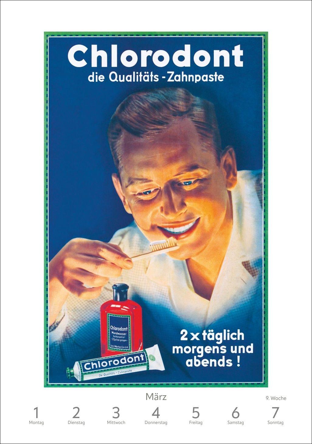 Beispielinhalt (Bild) Alles Reklame! Wochen-Kulturkalender 2027 - 53 nostalgische Werbeplakate