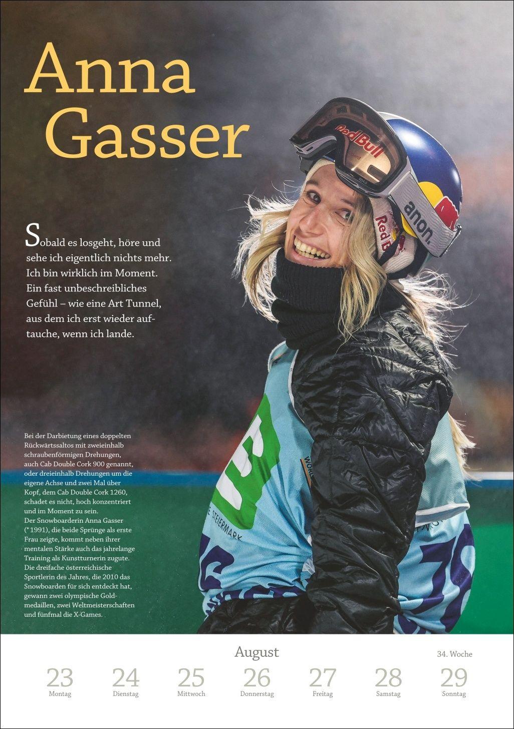 Beispielinhalt (Bild) Ich bin Ich Wochen-Kulturkalender 2027 - Gedanken berühmter Frauen