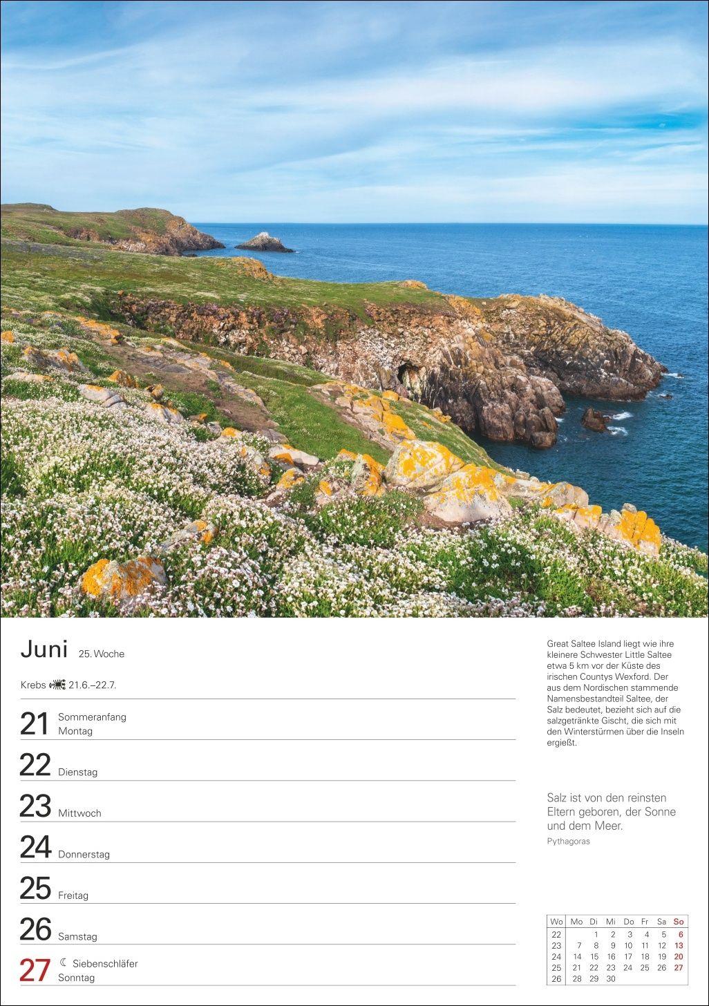 Beispielinhalt (Bild) Wunder der Natur Wochenplaner 2027 - 53 faszinierende Fotografien