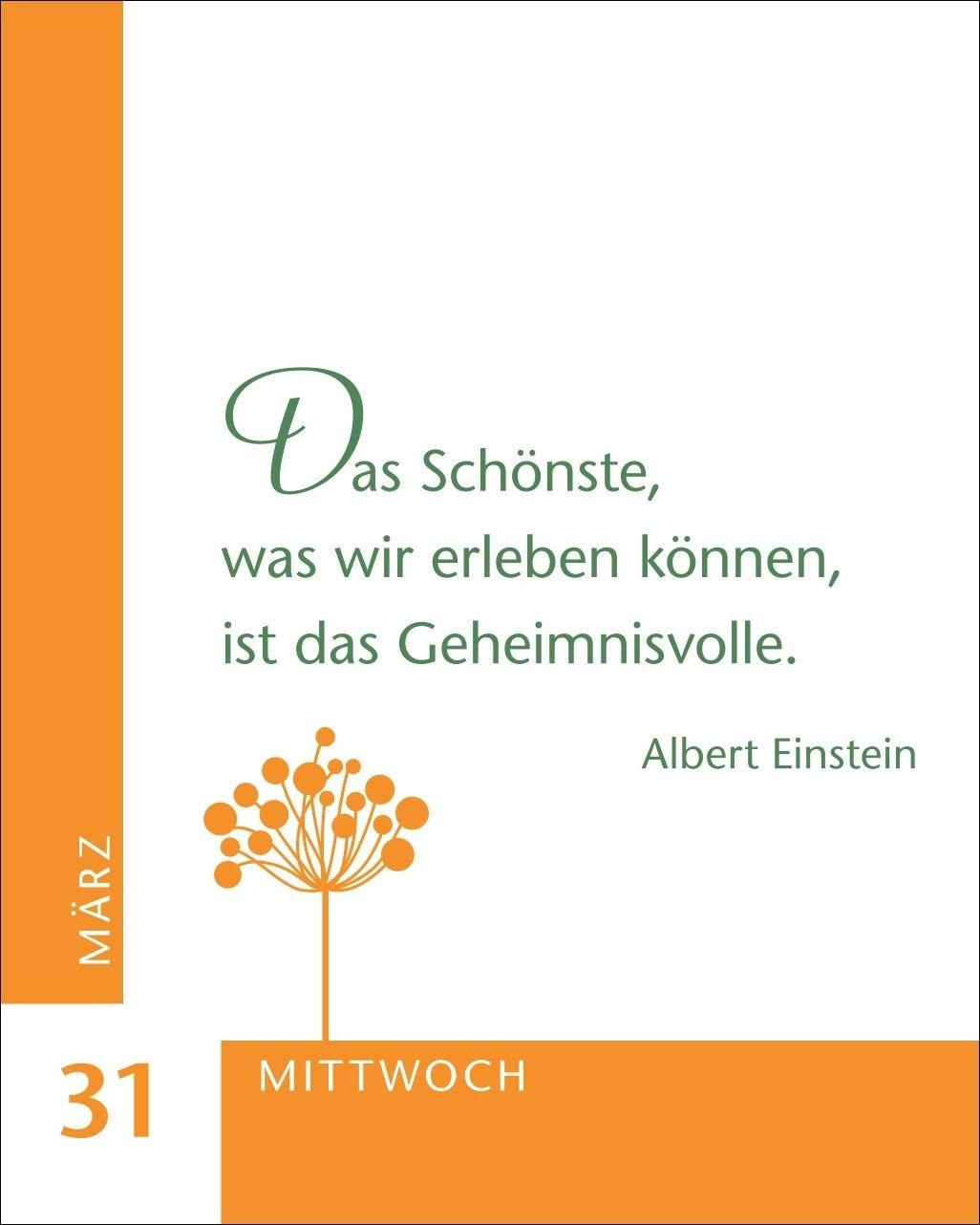 Beispielinhalt (Bild) 365 gute Gedanken Mini-Geschenkkalender 2027