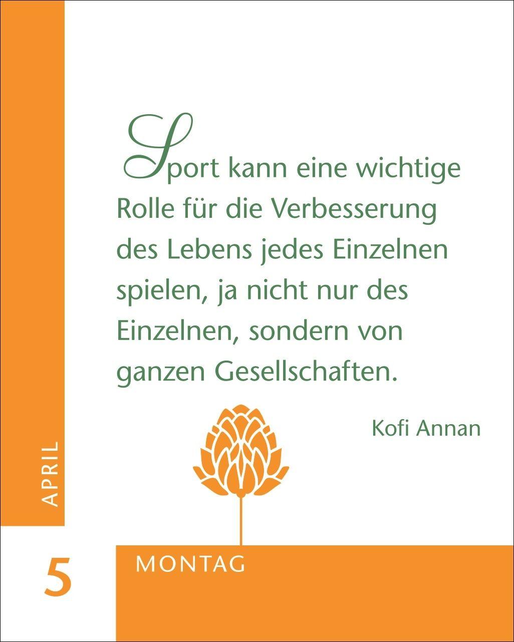 Beispielinhalt (Bild) 365 gute Gedanken Mini-Geschenkkalender 2027