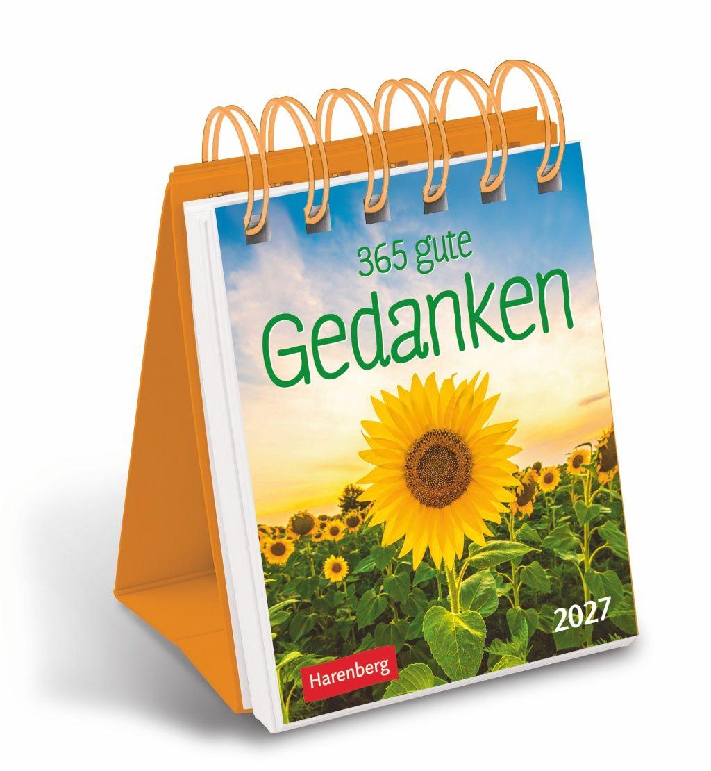 Vorderes Coverbild 365 gute Gedanken Mini-Geschenkkalender 2027